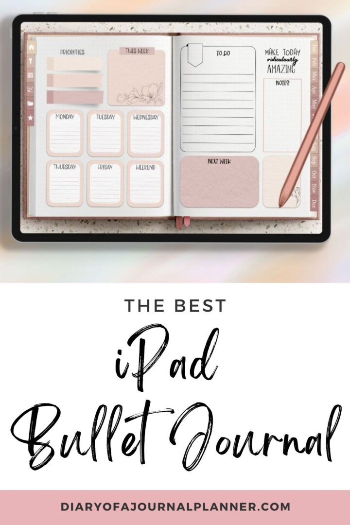 The Best iPad Bullet Journal And How You Can Start One Today!