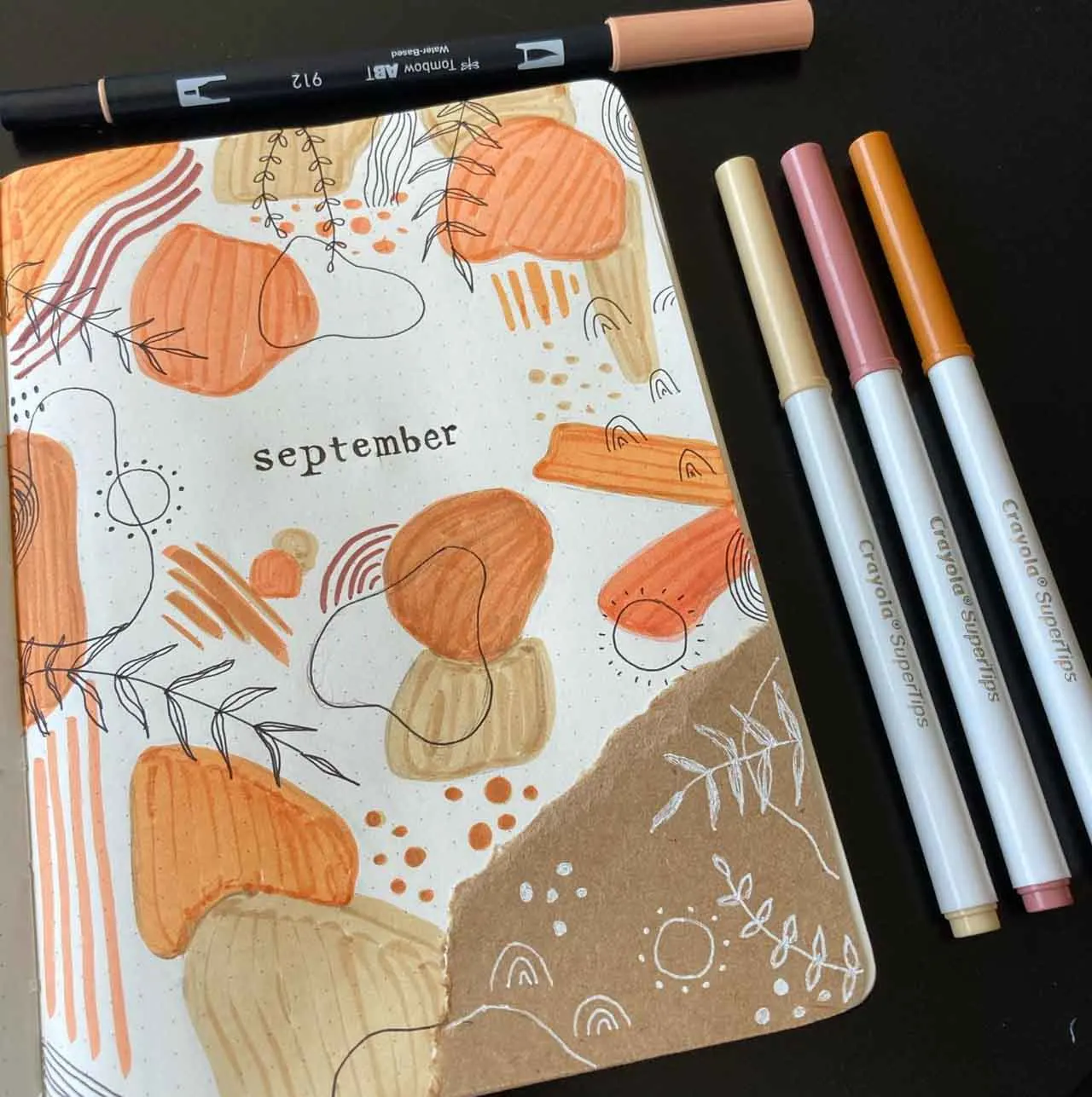 Bullet Journal Fall colors