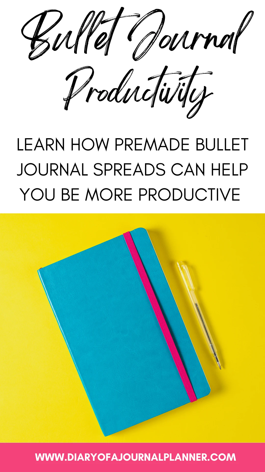 MY BULLET JOURNAL: Premade Bullet Journal, undated monthly and