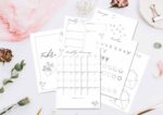 February Bullet Journal Ideas - With Free February Bujo Printable