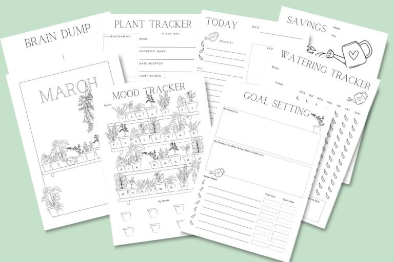 Easy Ideas For Your March Bullet Journal - FREE March Bujo Printable
