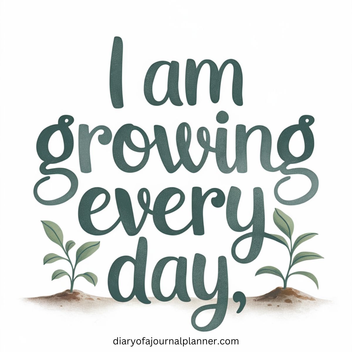 I am growing every day