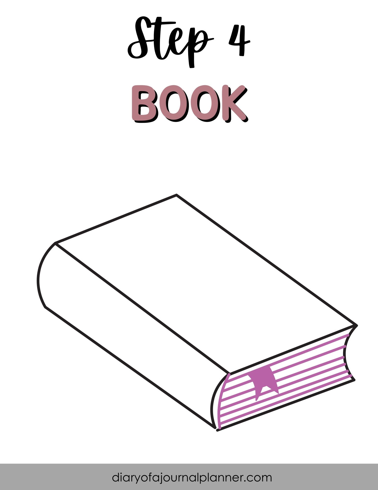 Step 4 - easy doodle tutorial for a book