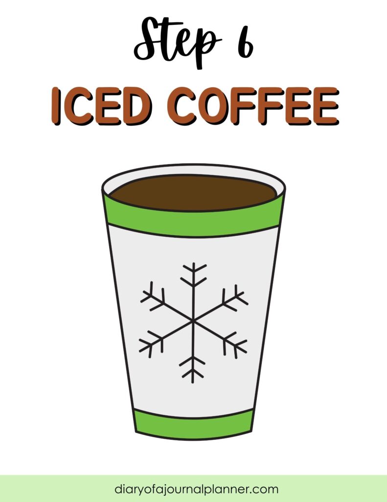 How to Draw A Iced Coffee – Easy Iced Coffee Drawing To Try