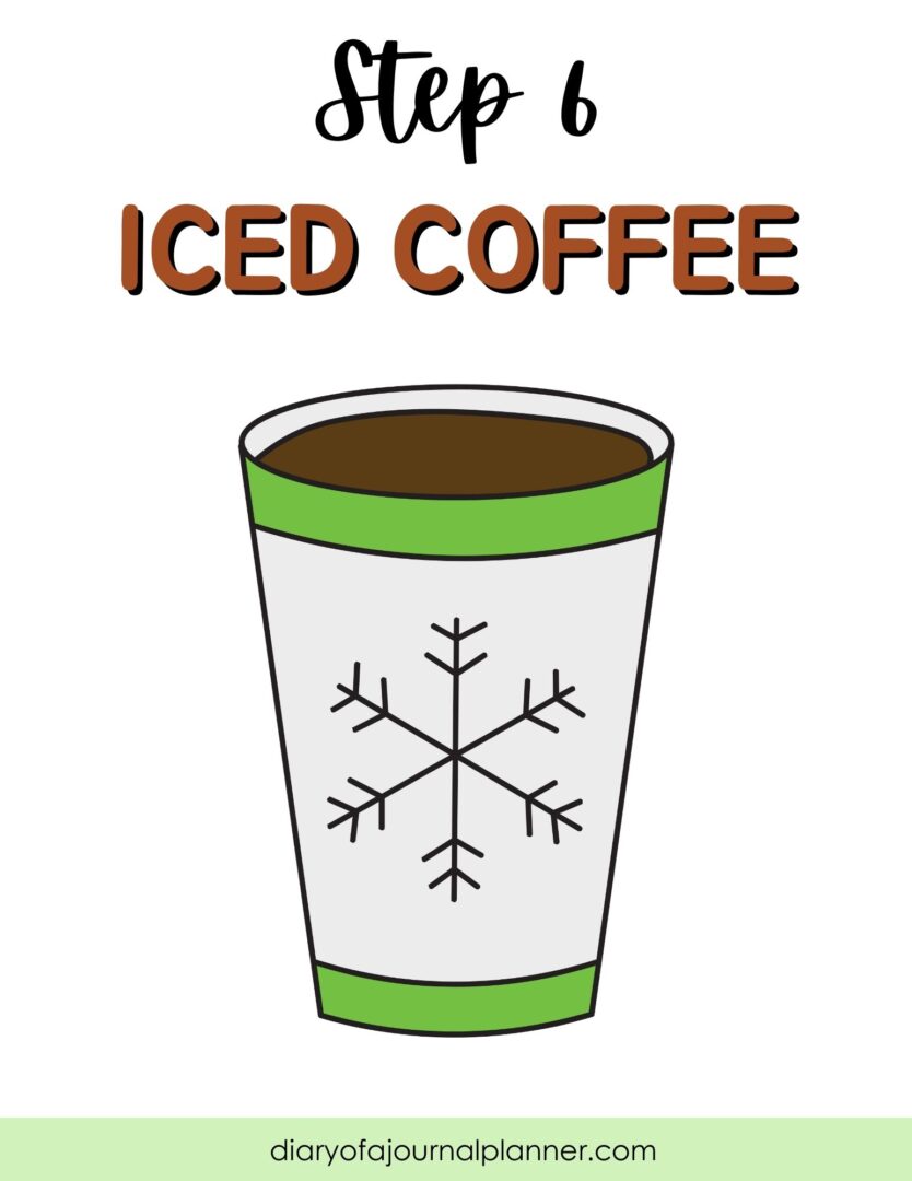 How to Draw A Iced Coffee – Easy Iced Coffee Drawing To Try