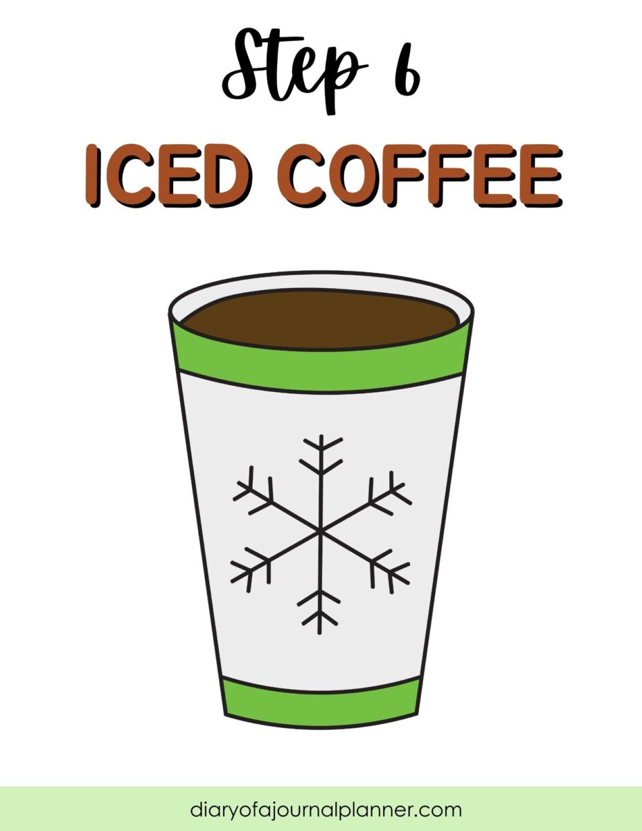 How to Draw A Iced Coffee – Easy Iced Coffee Drawing To Try