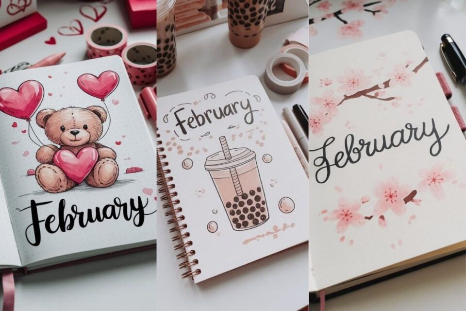 February Bujo Cover Page Ideas February Bujo Cover Page Ideas