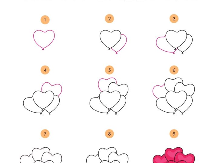 How To Draw A Easy Heart Step By Step