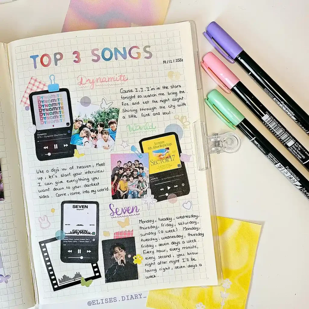 kpop bujo