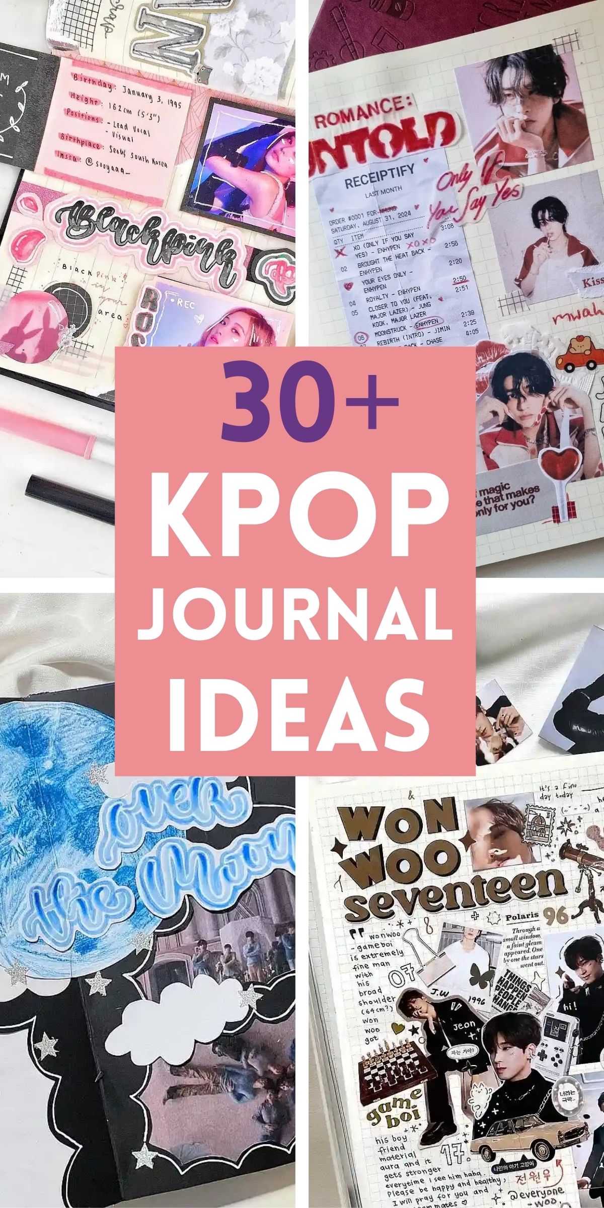 kpop journal ideas collage
