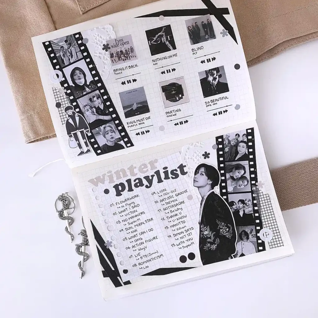 kpop journal idea