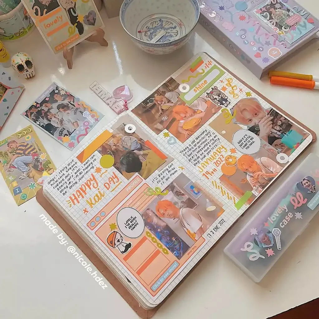 exo journal pages