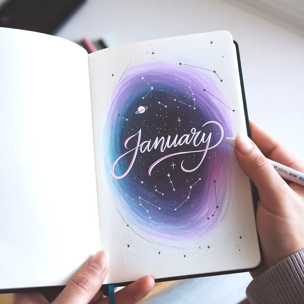 Bujo Aura Cover January