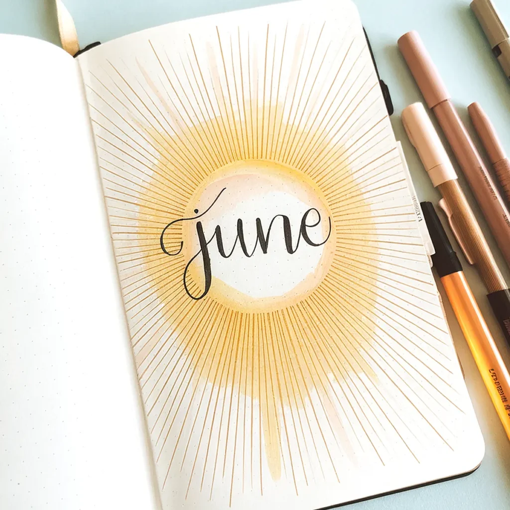 Bujo Aura Cover June