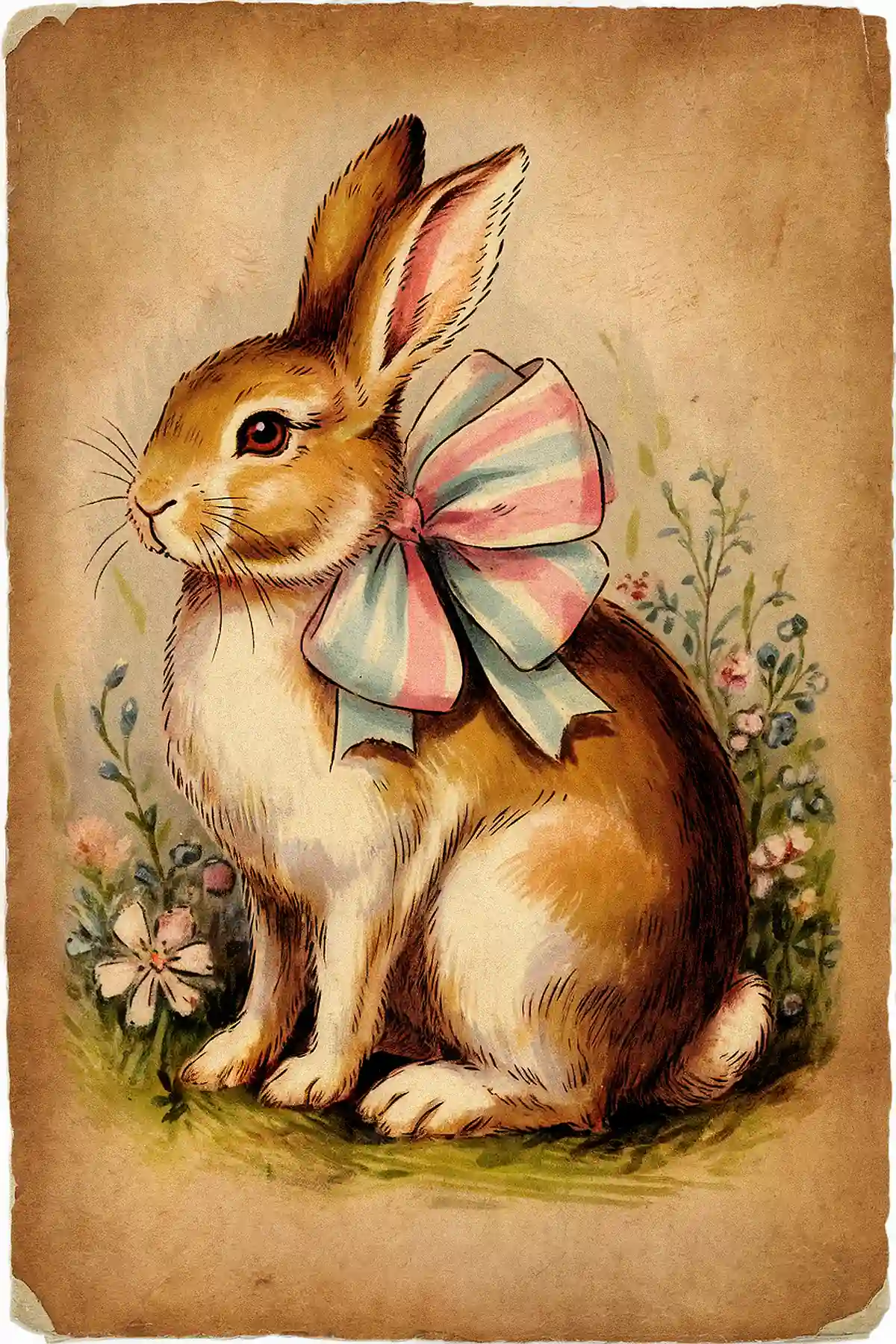 vintage easter cards - free printables for your diy projects
