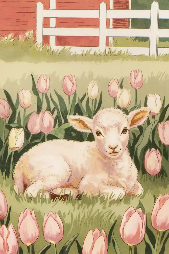 Easter vintage scrapbook paper