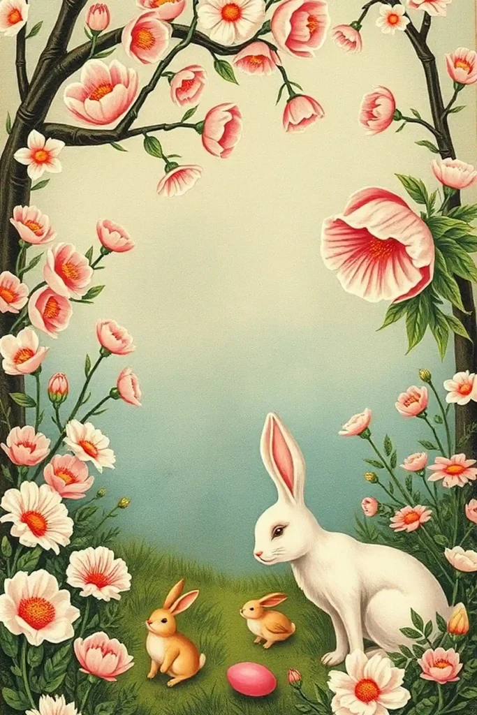 Bunny vintage image
