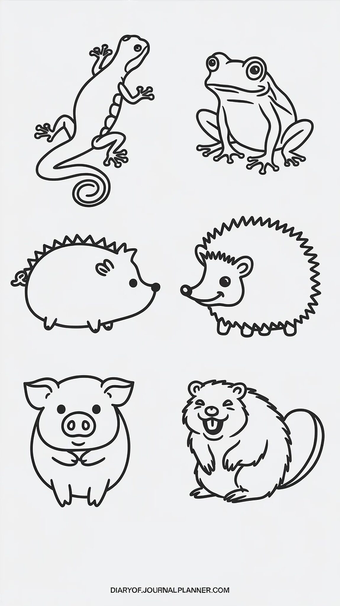 Cute Animal Doodles: Easy and Fun Little Animal drawings for Everyone!