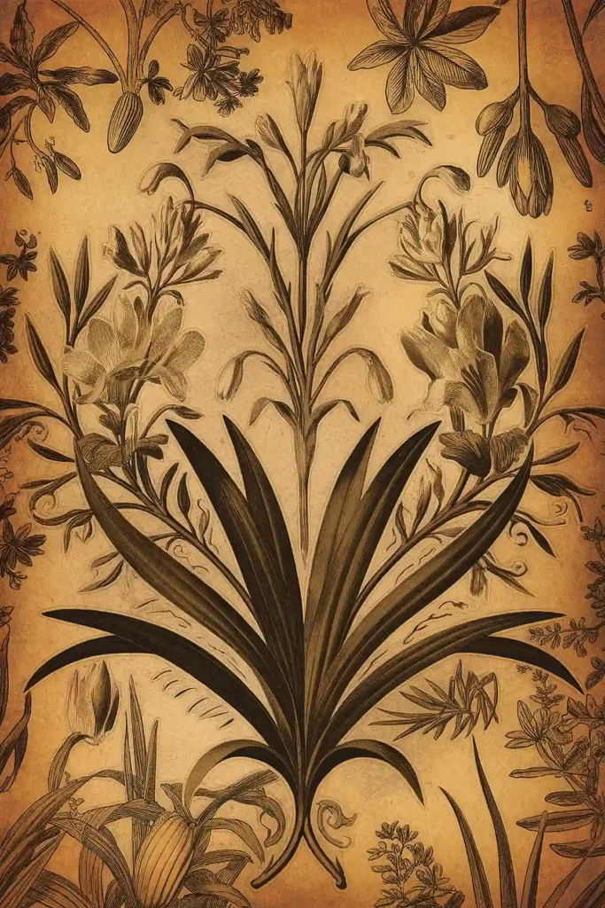 Vintage flower paper for scrapbooking