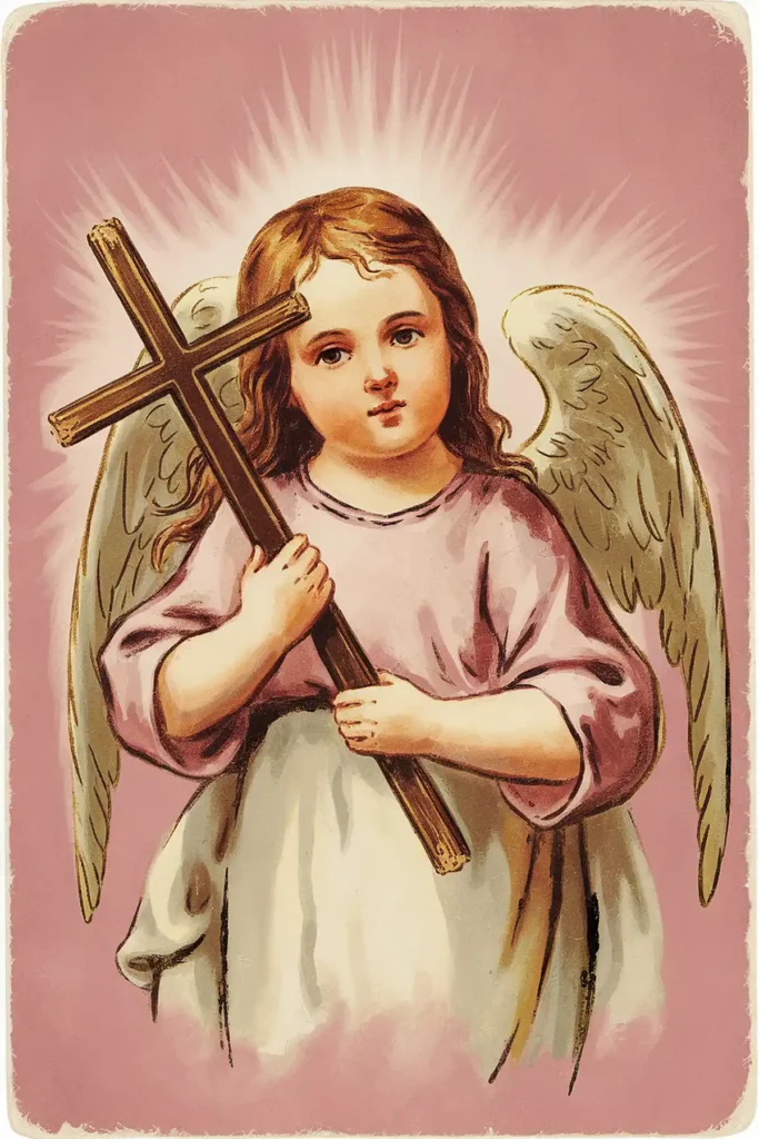 Easter authentic vintage-style image paper for scrapbooking