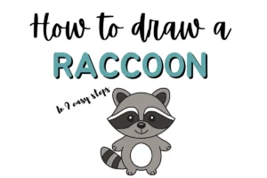 Guide: How to Draw a Raccoon in 9 Steps - Illustrated Tutorial with Cute Cartoon Design
