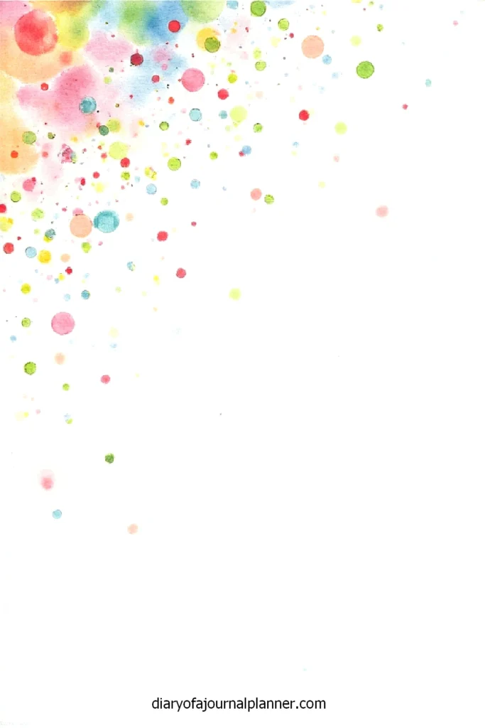 Colorful watercolor splashes on white background, perfect for creative design projects.