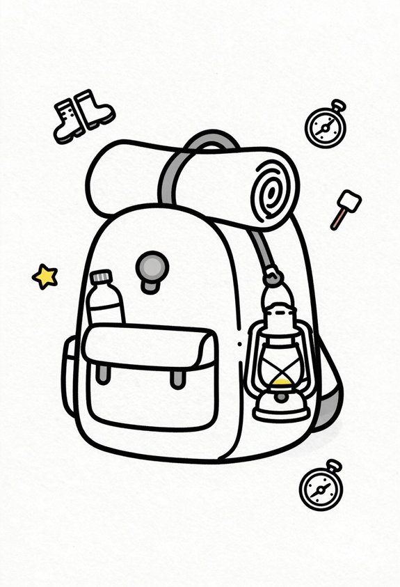 camping gear packed essentials