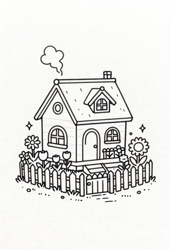 charming tiny house garden