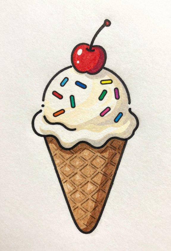 cheerful ice cream delight
