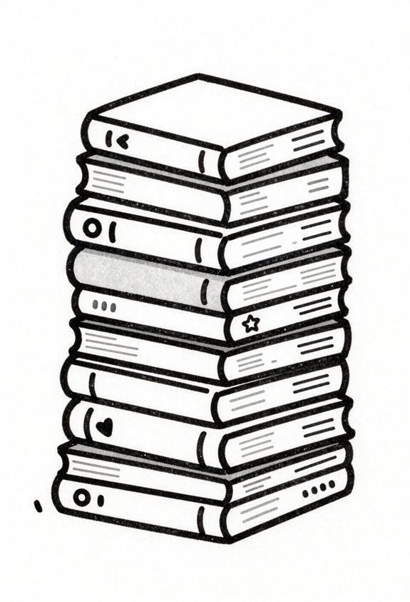 colorful books inspire reading