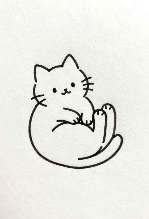 cozy cat doodle inspiration