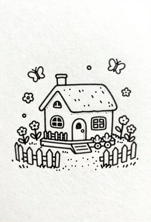 cozy tiny house garden