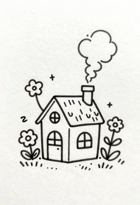 cozy tiny house garden