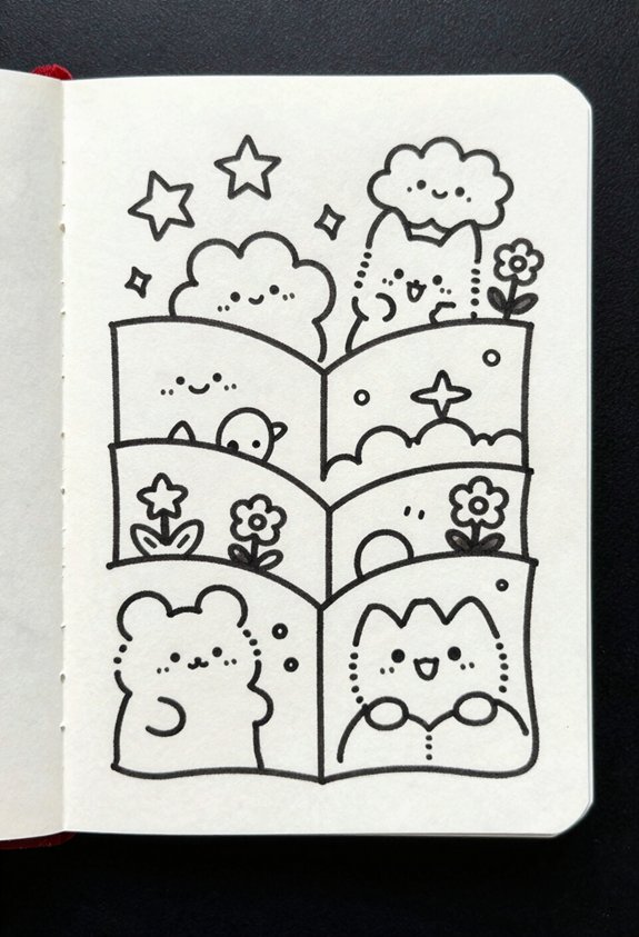 School Book Doodles That Make Studying Less Boring