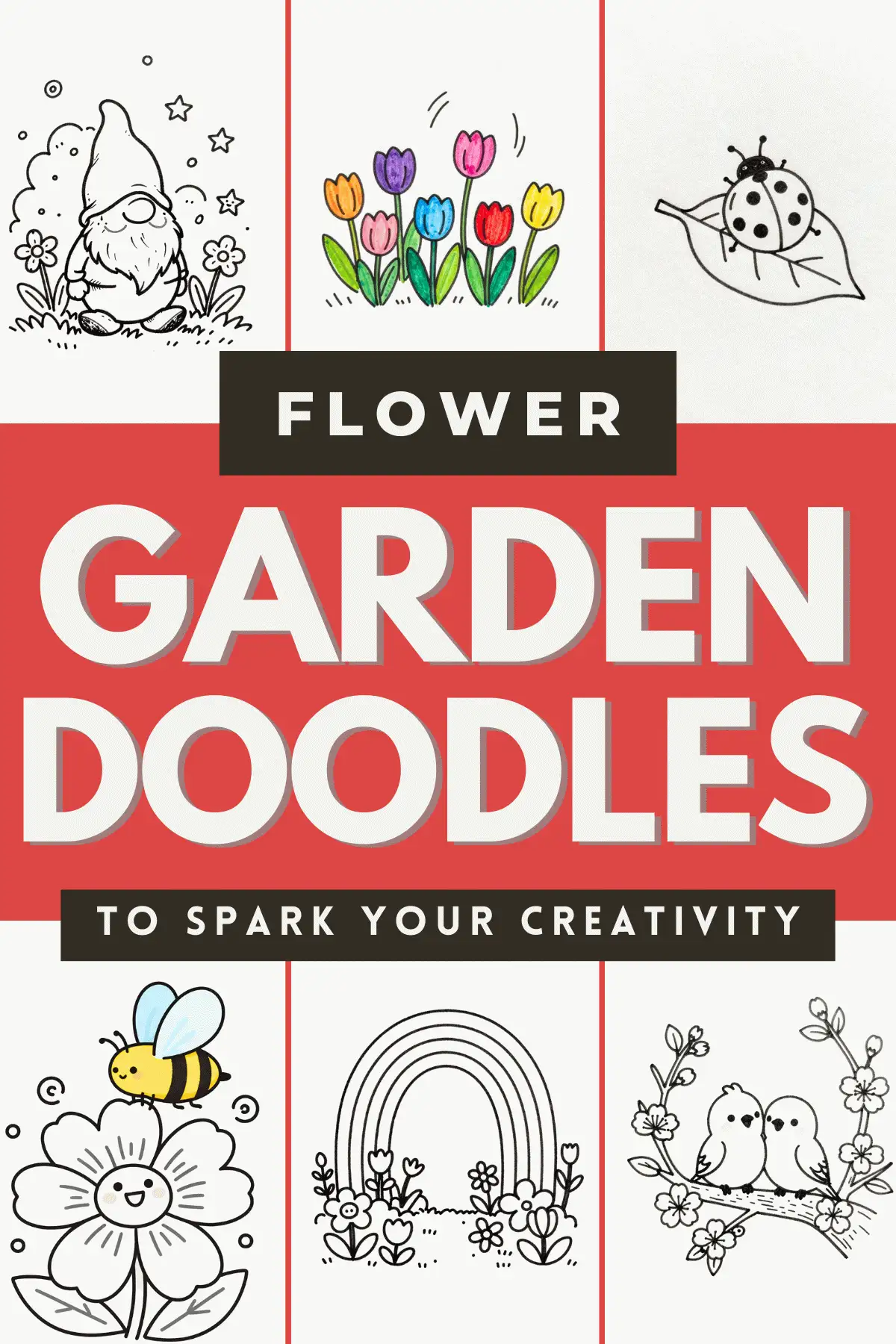 flower garden doodles