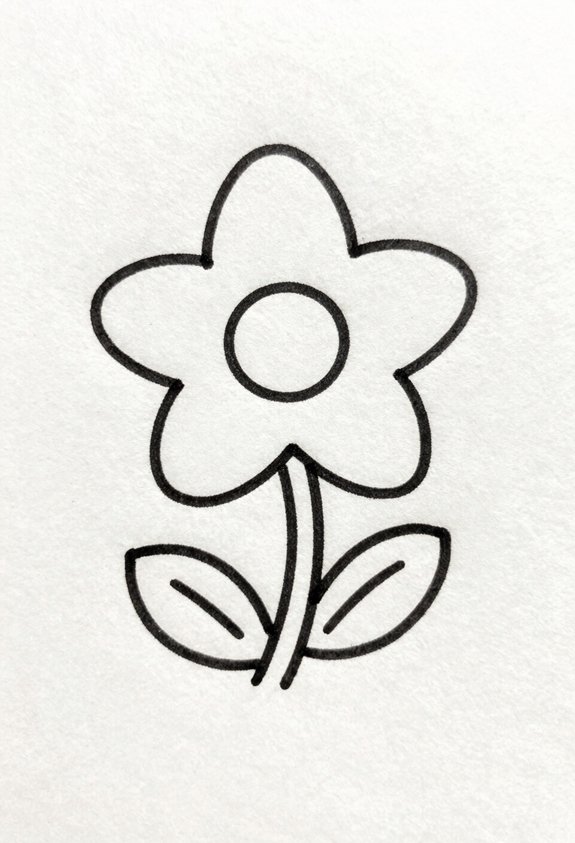 star shaped whimsical flower