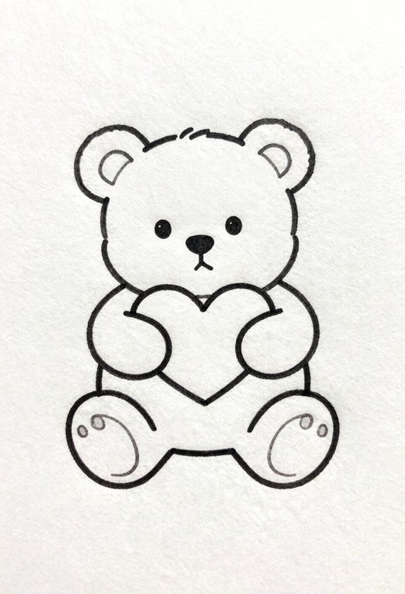 teddy bear with heart