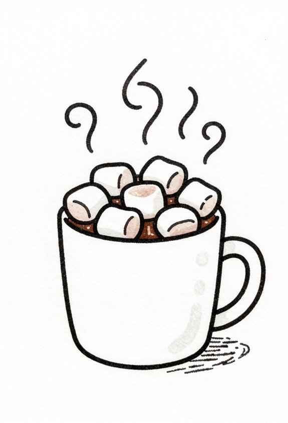 warm mug of cocoa