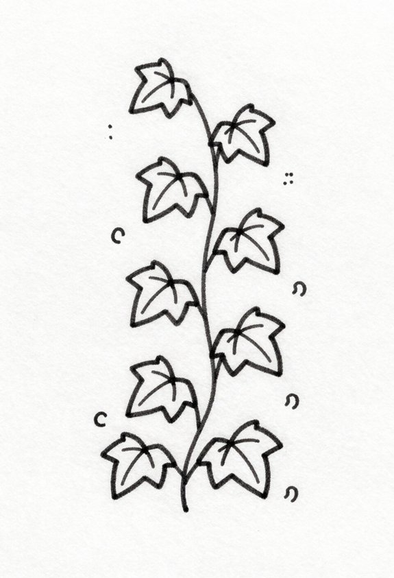 charming climbing ivy curls