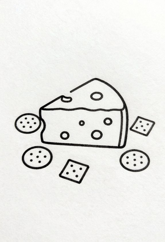 cheese and crackers picnic