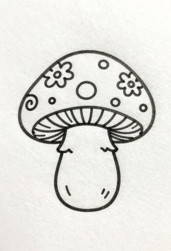 creative decorative mushroom caps