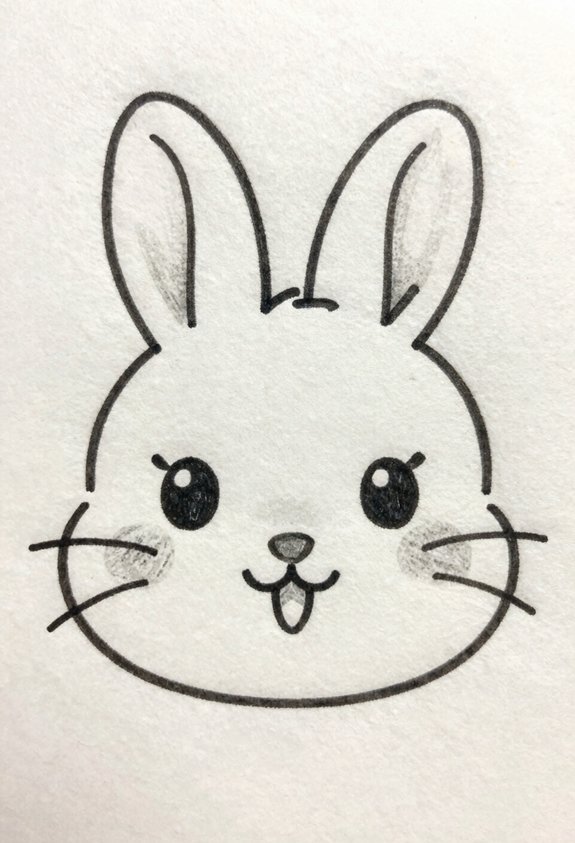 cute bunny whiskers close up
