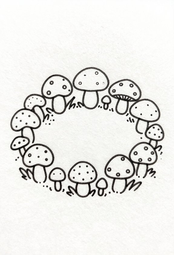 fairy ring spring doodles