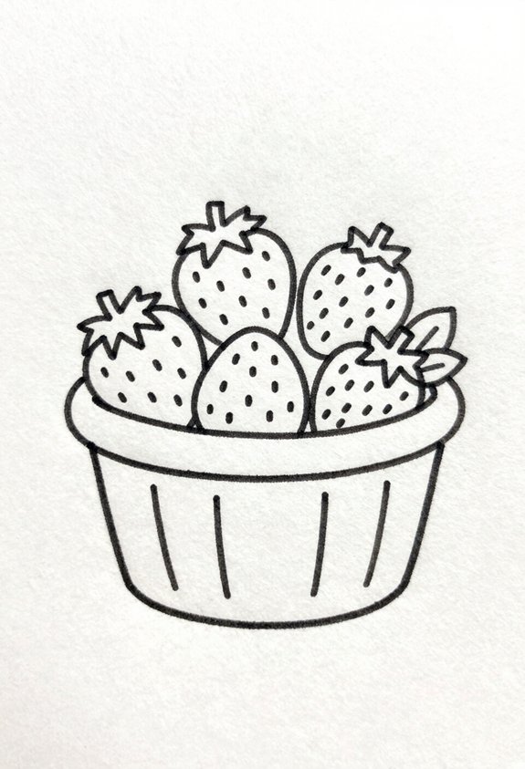 fresh strawberries in may