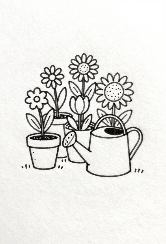 gardening joy with flowers