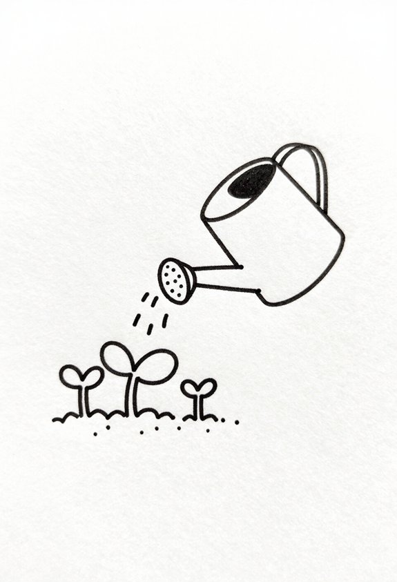 joyful sprouts receiving water