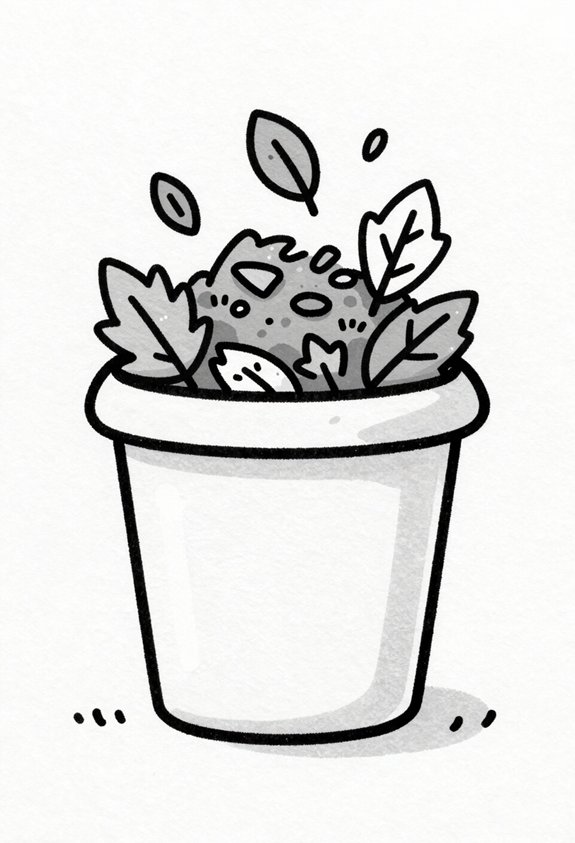 leaf scraps compost bin