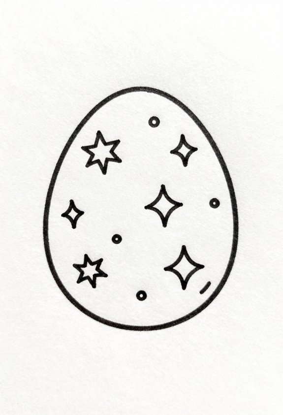 magical starry easter eggs