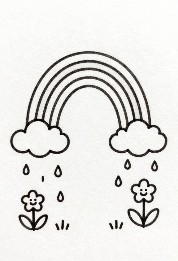 nature s vibrant rainbow display