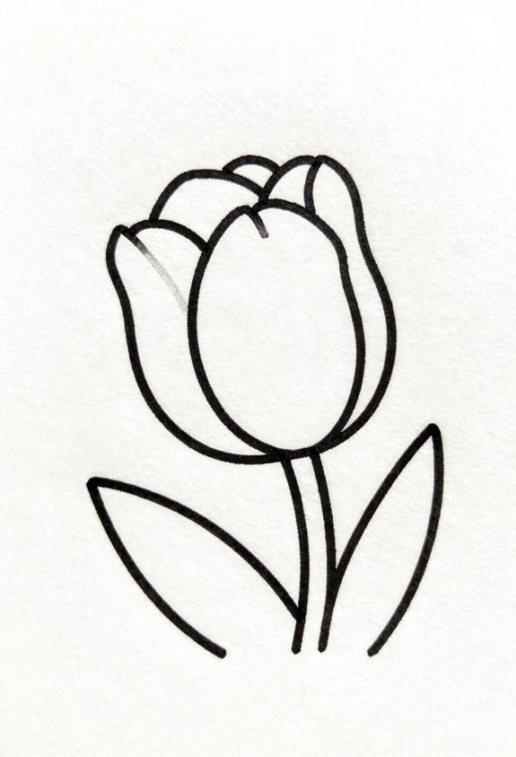 opening tulip symbolizes love